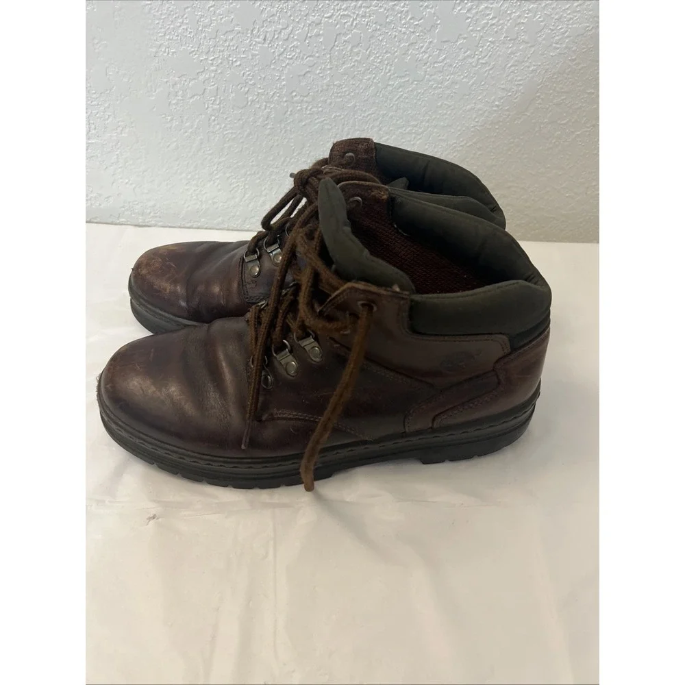 Timberland‎ Brown Leather Lace Up Hiking Trail Ankle Boots Size 9.5M 60066 1522